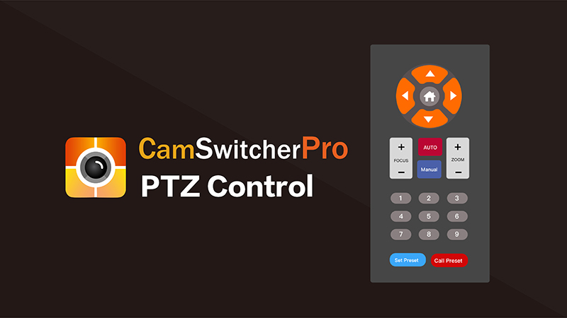 CamSwitcherPro PTZ Control