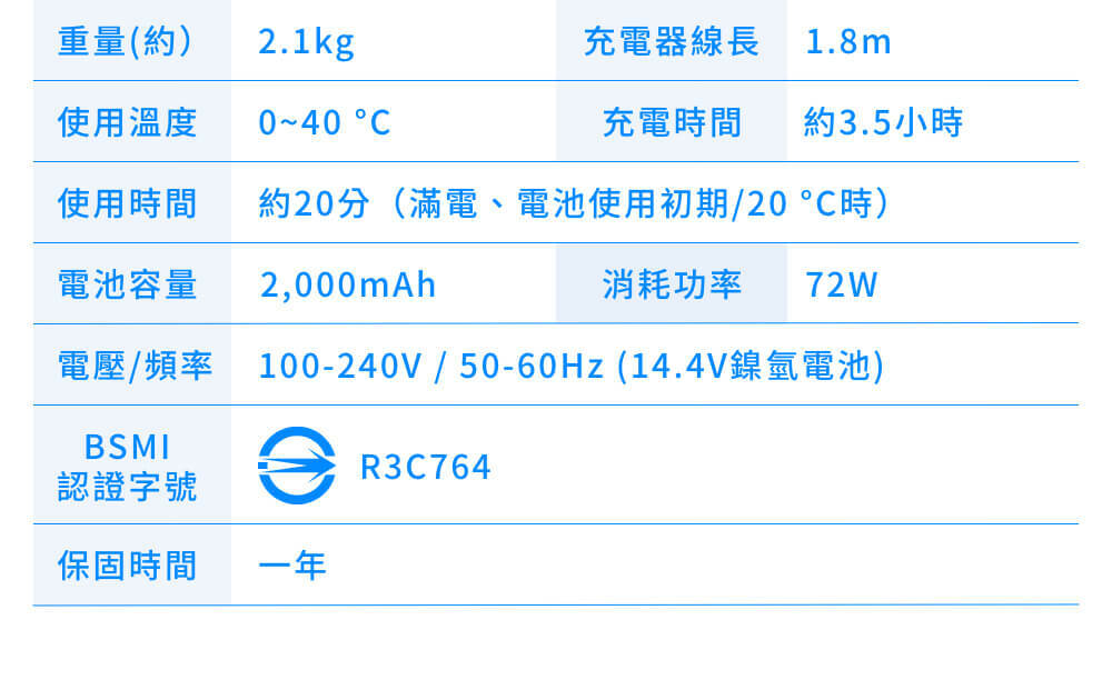 充電式除塵蟎機 IC-FDC1