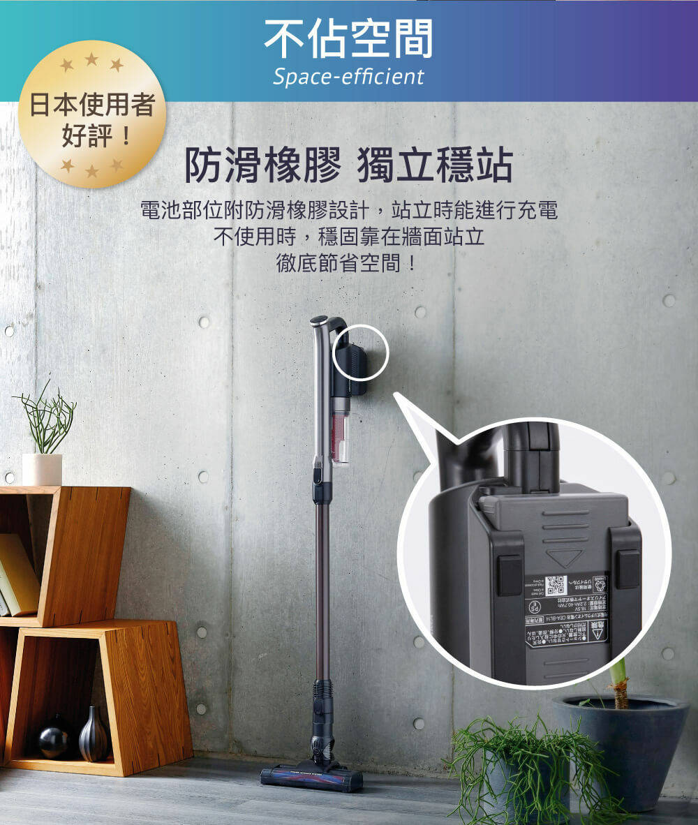 電動吸頭版/氣旋式超輕量無線手持吸塵器 SCD-141P